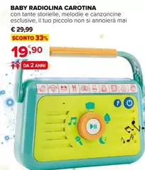 Piccolo - Baby Radiolina Carotina Piccolo - Baby Radiolina Carotina