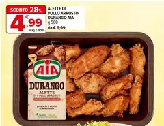 Aia - Alette Di Pollo Arrosto Durango Aia - Alette Di Pollo Arrosto Durango