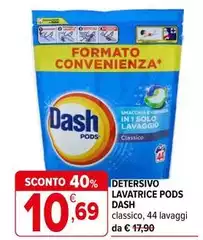 Dash - Detersivo Lavatrice Pods Dash - Detersivo Lavatrice Pods