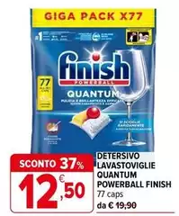 Finish - Detersivo Lavastoviglie Quantum Powerball Finish - Detersivo Lavastoviglie Quantum Powerball