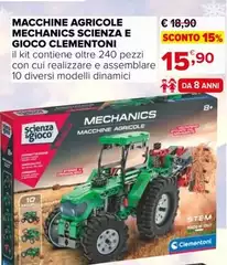 Clementoni - Macchine Agricole Mechanics Scienza E Gioco Clementoni - Macchine Agricole Mechanics Scienza E Gioco