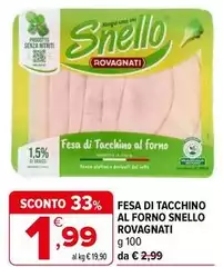 Rovagnati - Fesa Di Tacchino Al Forno Snello Rovagnati - Fesa Di Tacchino Al Forno Snello