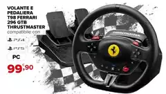 Ferrari - Volante E Pedaliera T98 296 Gtb Thrustmaster Ferrari - Volante E Pedaliera T98 296 Gtb Thrustmaster