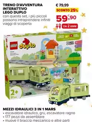 Lego - Treno D'Aventura Interativo Duplo Lego - Treno D'Aventura Interativo Duplo