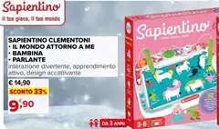Sapientino - Clementoni Il Mondo Attorno A Me Sapientino - Clementoni Il Mondo Attorno A Me