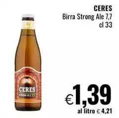 Ceres - Birra Strong Ale 7,7 Ceres - Birra Strong Ale 7,7