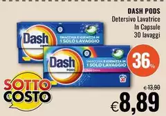 Dash - Detersivo Lavatrice In Capsule Dash - Detersivo Lavatrice In Capsule