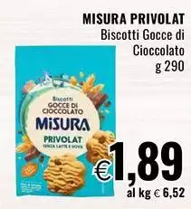 Misura - Biscotti Gocce Di Cioccolato Misura - Biscotti Gocce Di Cioccolato