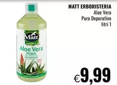 Matt - Aloe Vera Pura Depurativo