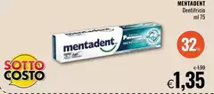 Mentadent - Dentifricio Mentadent - Dentifricio