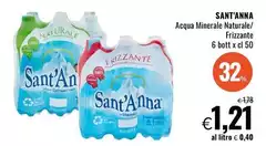 Sant'anna - Acqua Minerale Naturale/ Frizzante