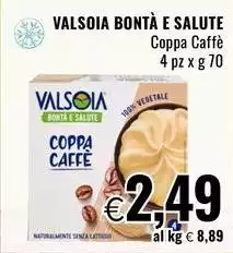 Valsoia - Bontà E Salute Coppa Caffè Valsoia - Bontà E Salute Coppa Caffè