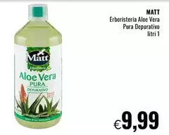 Matt - Erboristeria Aloe Vera Pura Depurativo