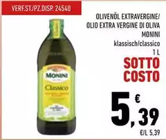 Monini - Olivenöl Extravergine/Olio Extra Vergine Di Oliva Monini - Olivenöl Extravergine/Olio Extra Vergine Di Oliva