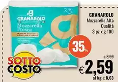 Granarolo - Mozzarella Alta Qualità Granarolo - Mozzarella Alta Qualità