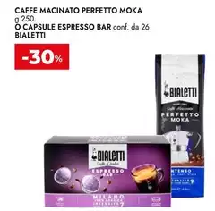 Bialetti - Caffe Macinato Perfetto Moka O Capsule Espresso Bar