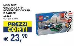 Lego - City Griglia Di F10 Monoposto Vcarb E Sauber Lego - City Griglia Di F10 Monoposto Vcarb E Sauber