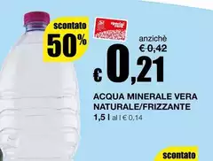 Vera - Acqua Minerale  Naturale/Frizzante