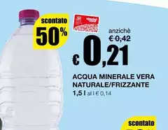 Vera - Acqua Minerale Naturale/Frizzante