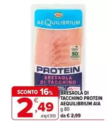 Aia - Bresaola Di Tacchino Protein Aequilibrium Aia - Bresaola Di Tacchino Protein Aequilibrium