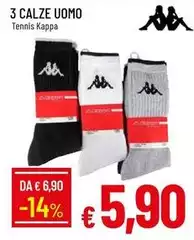 Kappa - 3 Calze Uomo Kappa - 3 Calze Uomo
