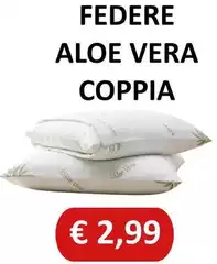 Vera - Federe Aloe  Coppia