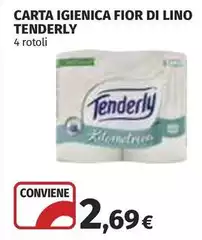 Tenderly - Carta Igienica Fior Di Lino Tenderly - Carta Igienica Fior Di Lino