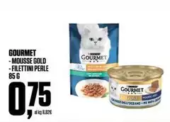 Gourmet Purina - Mousse Gold Filettini Perle
