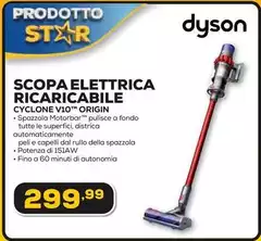 Dyson - Scopa Elettrica Ricaricabile Cyclone V10TM Origin Dyson - Scopa Elettrica Ricaricabile Cyclone V10TM Origin