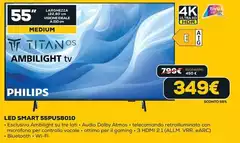 Philips - Led Smart 55pus8010