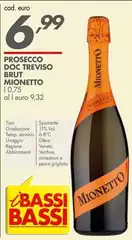 Mionetto - Prosecco DOC Treviso Brui Mionetto - Prosecco DOC Treviso Brui