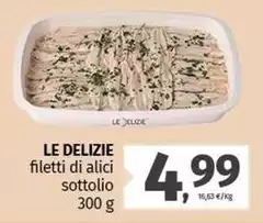 Le delizie - Filetti Di Alici Sottolio