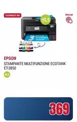 Epson - Stampante Multifunzione Ecotank ET-3850 Epson - Stampante Multifunzione Ecotank ET-3850