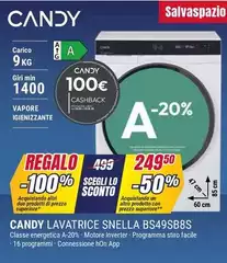 Candy - Lavatrice Snella Bs49sb8s Candy - Lavatrice Snella Bs49sb8s