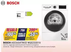Bosch - Asciugatrice WQG233D 1 Ii Bosch - Asciugatrice WQG233D 1 Ii