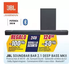 Jbl - Soundbar BAR 2.1 DEEP BAS Mkii