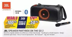 Jbl - Speaker Partybox On The Go 2 Jbl - Speaker Partybox On The Go 2