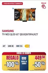 Samsung - TV NEO QLED 65" QE65QN70FAUXZT Samsung - TV NEO QLED 65" QE65QN70FAUXZT