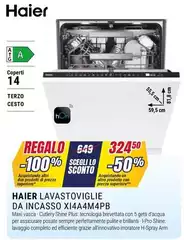 Haier - Lavastoviglie Da Incasso X14A4M4Pb Haier - Lavastoviglie Da Incasso X14A4M4Pb