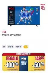 TCL - Tv Led 50" 50P69K TCL - Tv Led 50" 50P69K
