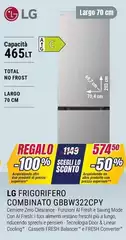 LG - Frigorifero Combinato GBBW322CPY LG - Frigorifero Combinato GBBW322CPY