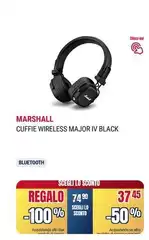 Marshall - Cuffie Wireless Major Iv Black Marshall - Cuffie Wireless Major Iv Black