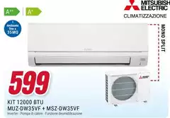 Kit 12000 Btu MQZ-DW35F + MSC-DW35VF