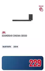 Jbl - Soundbar Cinema Sb550 Jbl - Soundbar Cinema Sb550