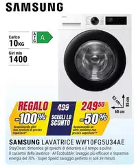 Samsung - Lavatrice WW10FG5U34AE Samsung - Lavatrice WW10FG5U34AE
