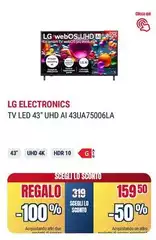 LG - Tv Led 43" Uhd Ai 43UA75006LA LG - Tv Led 43" Uhd Ai 43UA75006LA