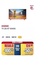 Hisense - Tv Led 43" 43A69Q Hisense - Tv Led 43" 43A69Q