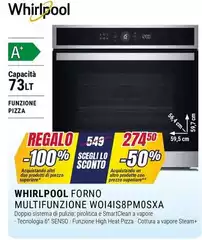 Whirlpool - Forno Multifunzione WO14IS8PM05XA