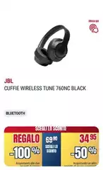 Jbl - Cuffie Wireless Tune 760NC Black Jbl - Cuffie Wireless Tune 760NC Black