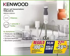 Kenwood - Mixer Ad Immersione Kenwood - Mixer Ad Immersione